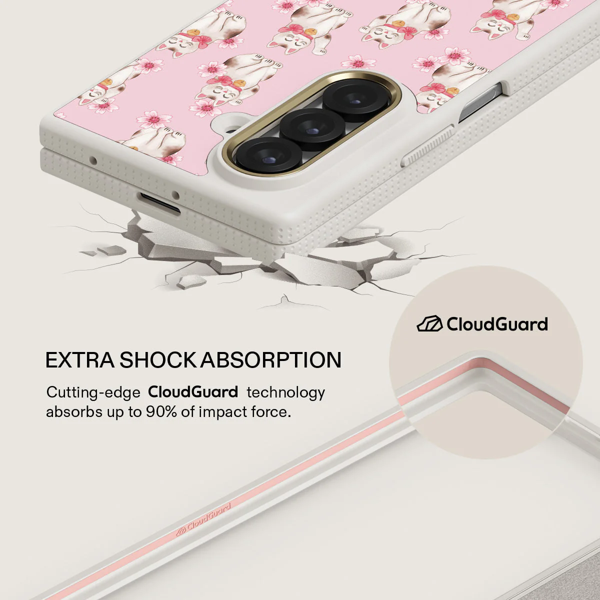 Maneki Neko - Samsung Galaxy Z Fold 7 Case - Image 17
