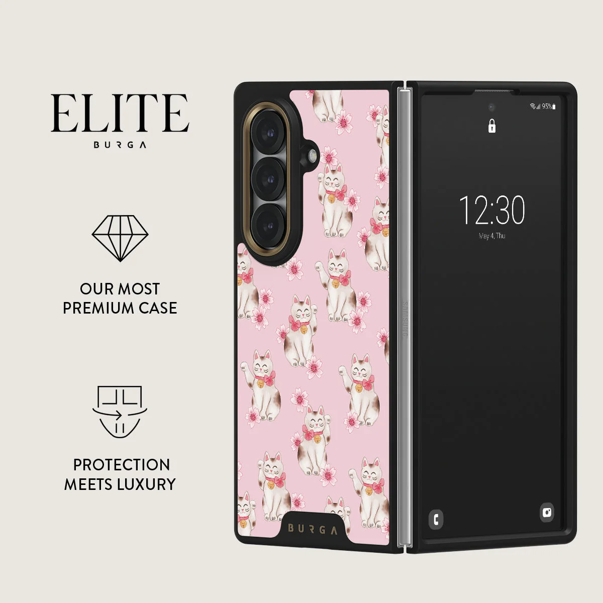 Maneki Neko - Samsung Galaxy Z Fold 7 Case - Image 2