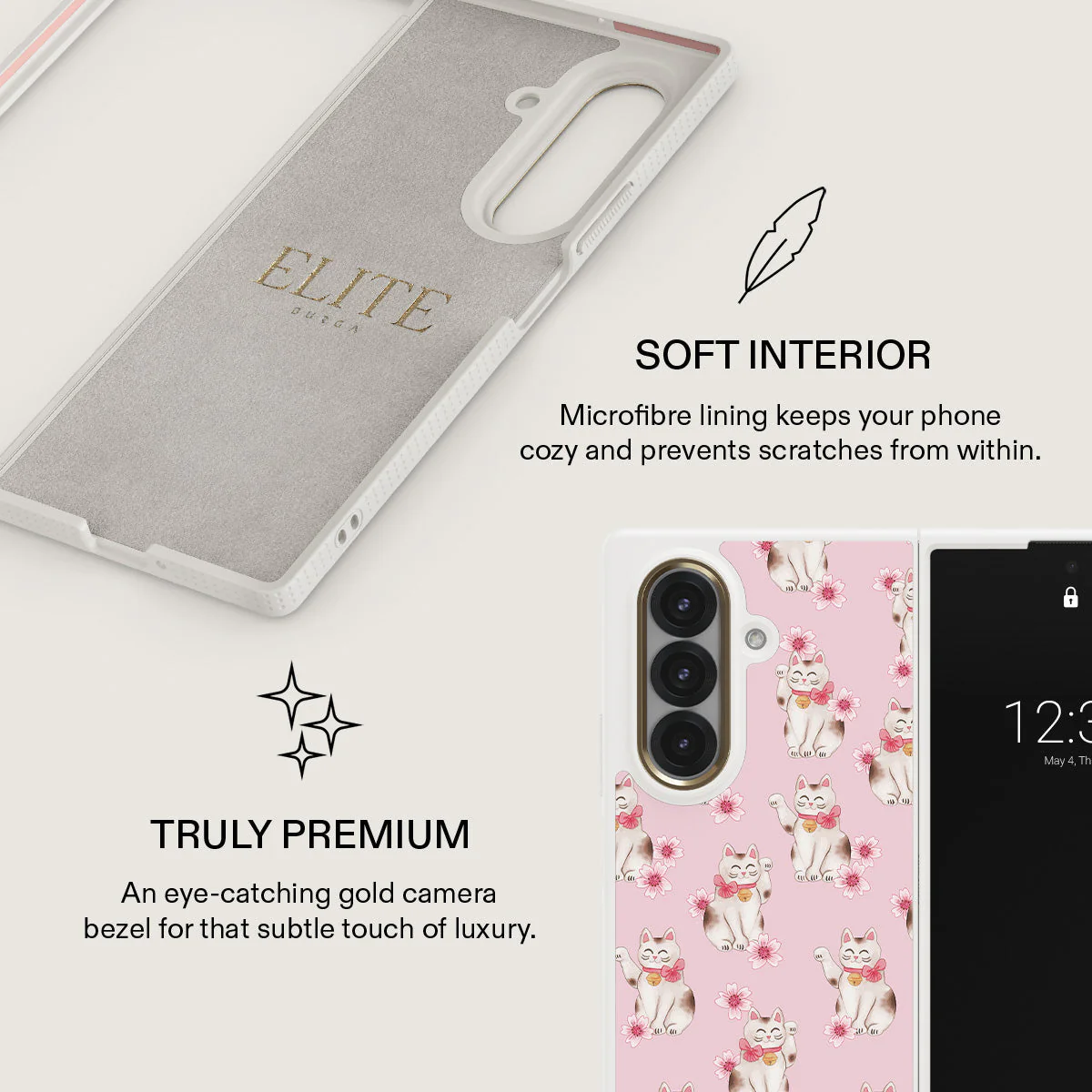 Maneki Neko - Samsung Galaxy Z Fold 7 Case - Image 20