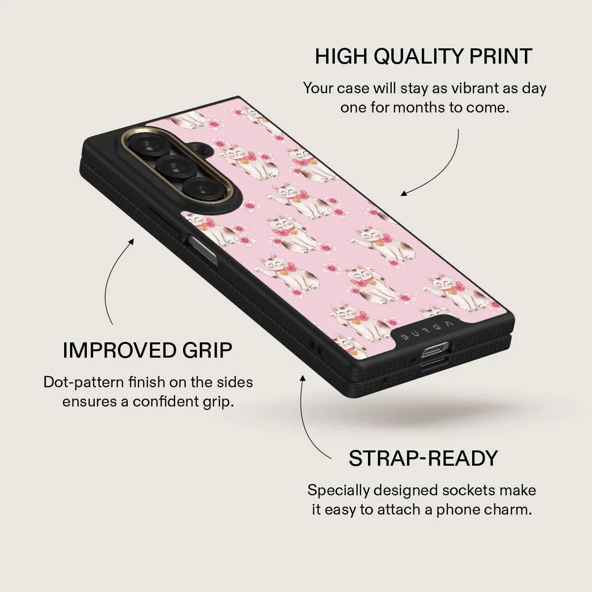 Maneki Neko - Samsung Galaxy Z Fold 7 Case - Image 5
