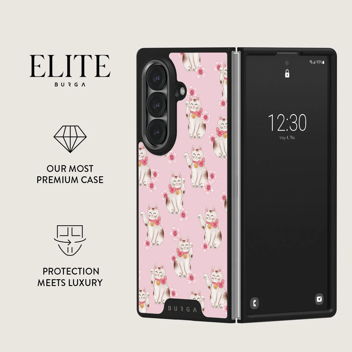 Maneki Neko - Samsung Galaxy Z Fold 7 Case - Image 9