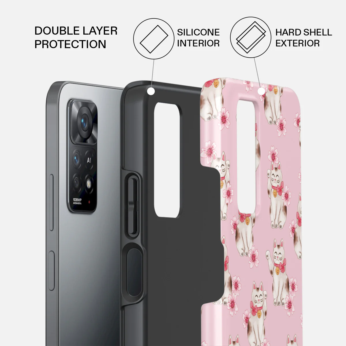 Maneki Neko - Xiaomi Redmi Note 11 Pro Case - Image 2