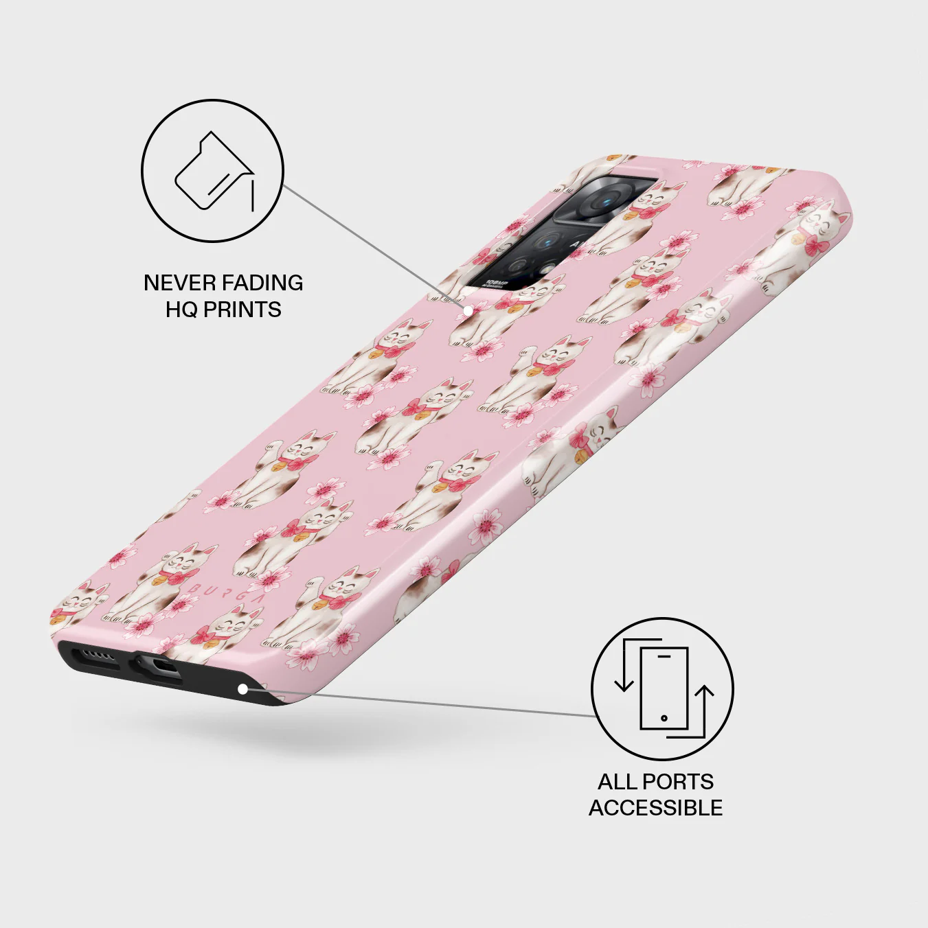 Maneki Neko - Xiaomi Redmi Note 11 Pro Case - Image 3