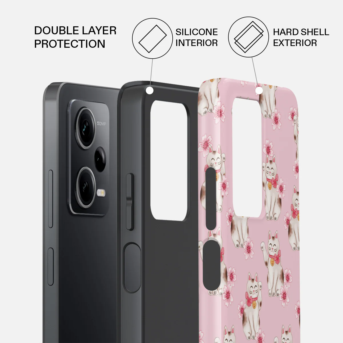 Maneki Neko - Xiaomi Redmi Note 12 Pro+ 5G Case - Image 2