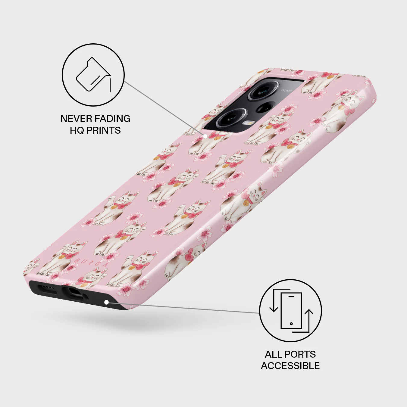 Maneki Neko - Xiaomi Redmi Note 12 Pro+ 5G Case - Image 3
