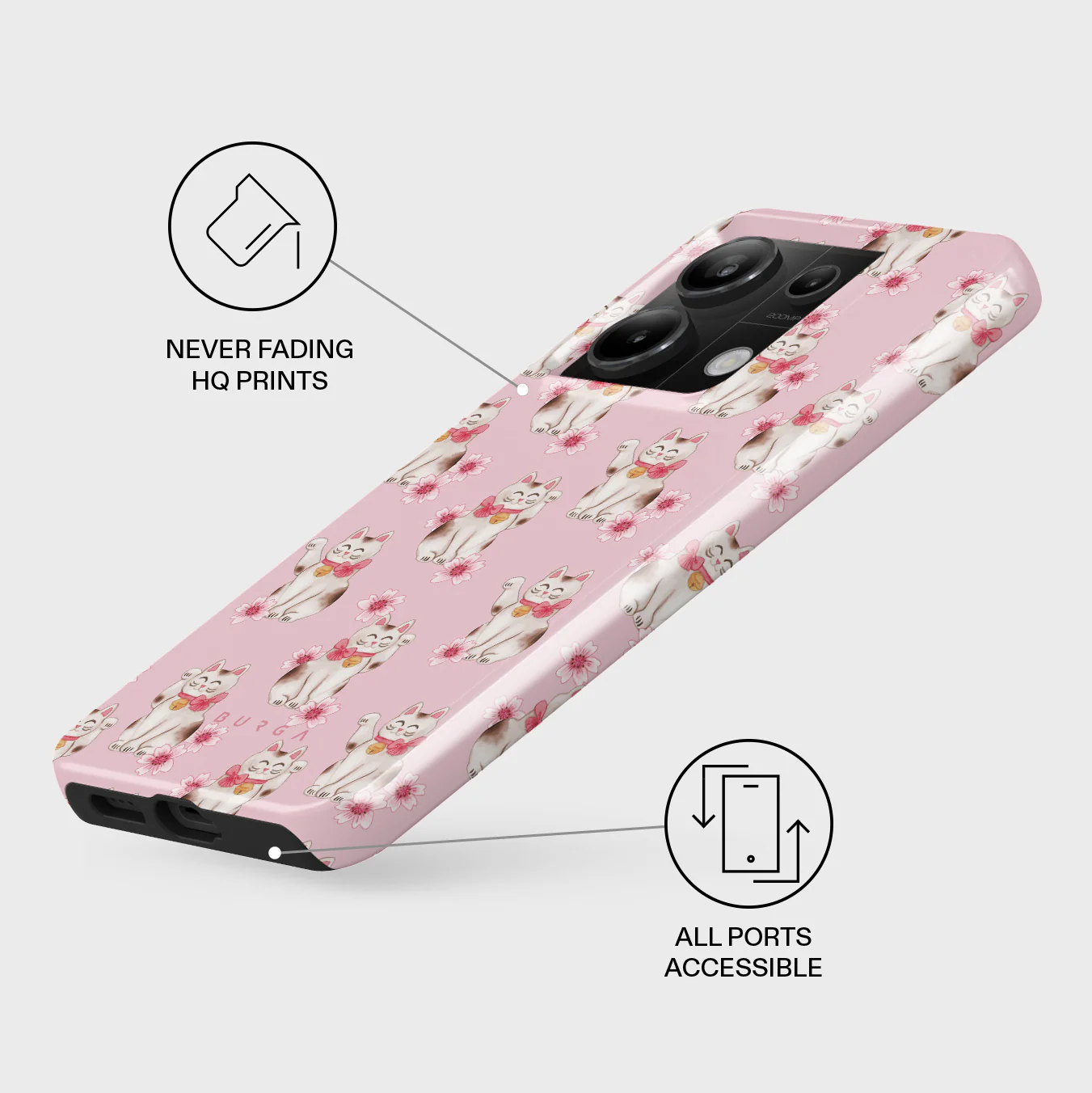 Maneki Neko - Xiaomi Redmi Note 13 Pro 5G Case - Image 3
