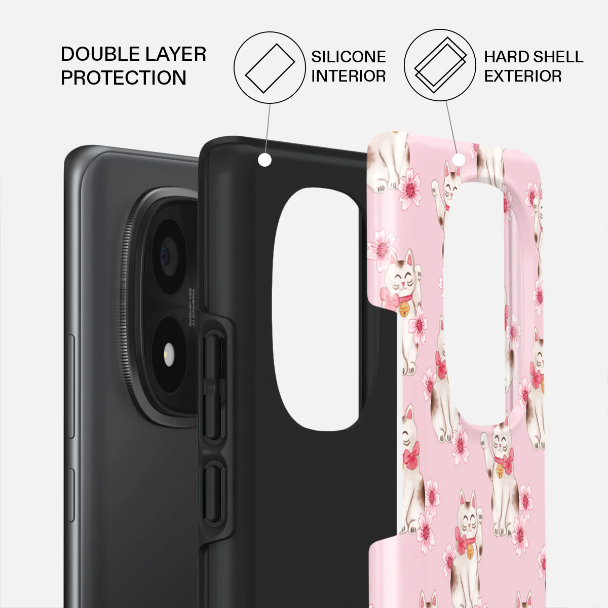 Maneki Neko - Xiaomi Redmi Note 14 Pro 5G Case - Image 2