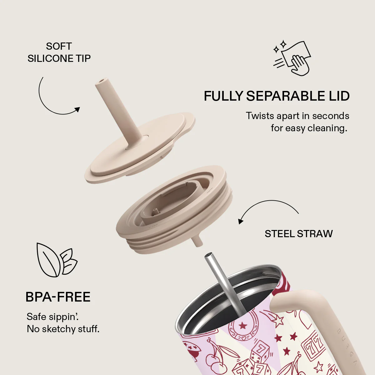 Manifesting - All Day Leakproof Tumbler - Image 6