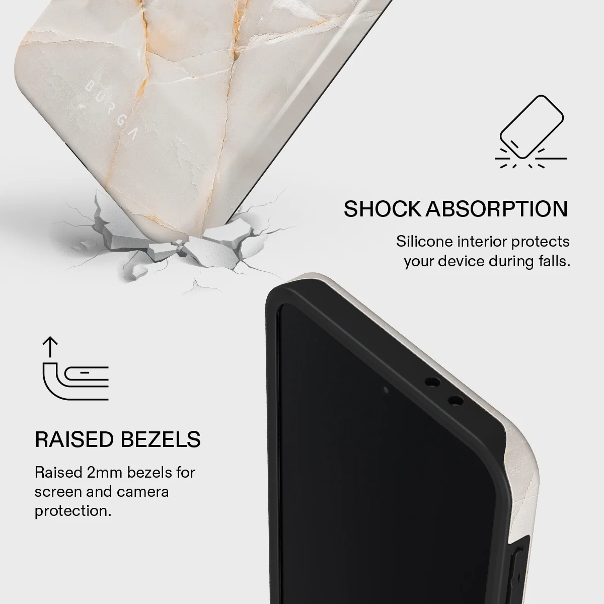 Vanilla Sand - Marble Samsung Galaxy A37 5G Case - Image 4