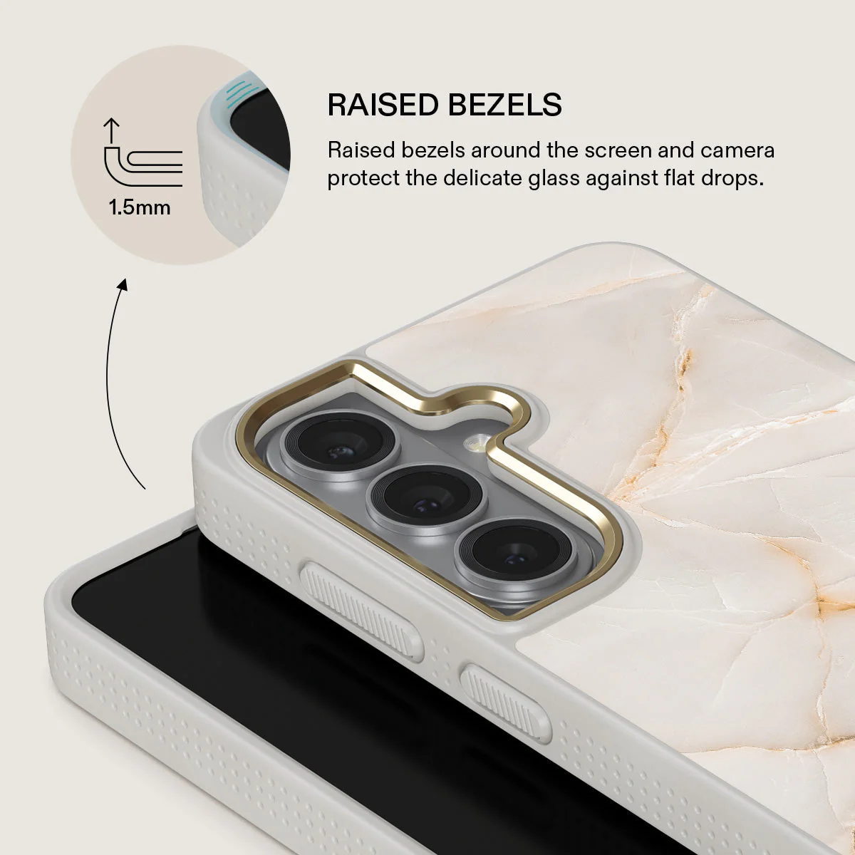 Vanilla Sand - Marble Samsung Galaxy S26 Plus Case - Image 29