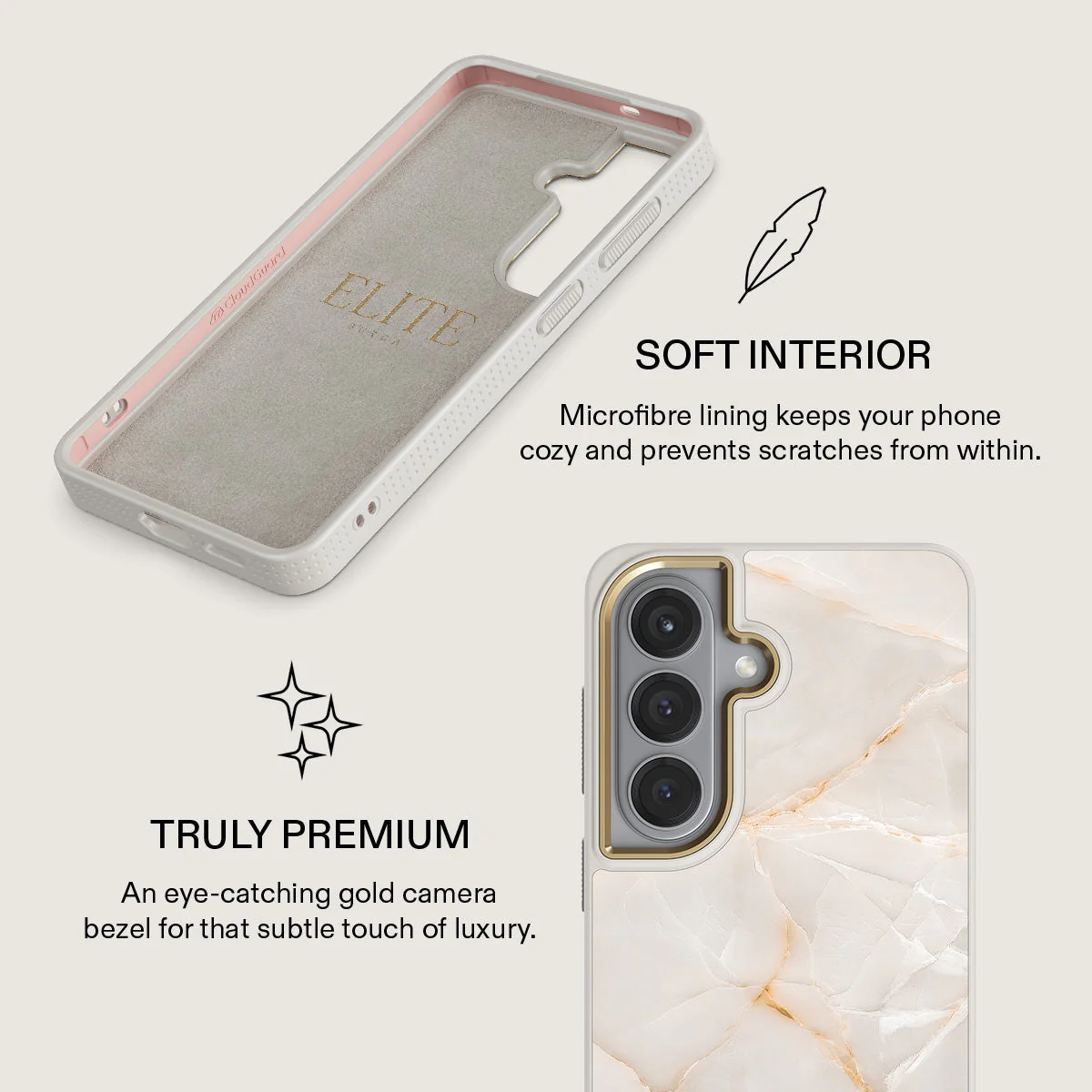 Vanilla Sand - Marble Samsung Galaxy S26 Plus Case - Image 31