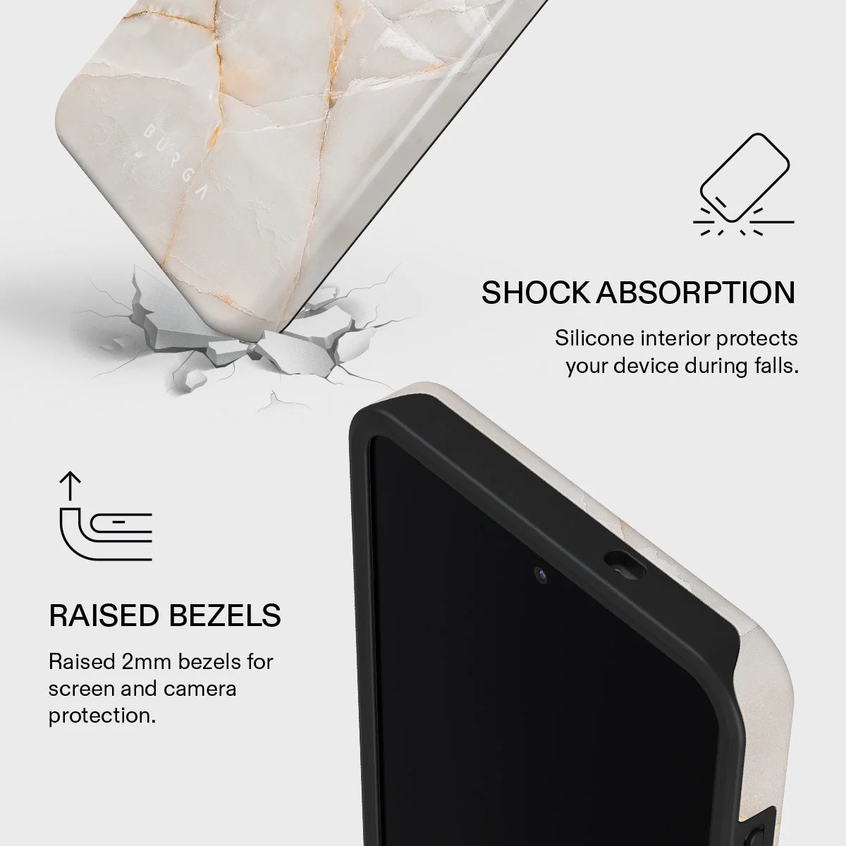 Vanilla Sand - Marble Samsung Galaxy S26 Plus Case - Image 4
