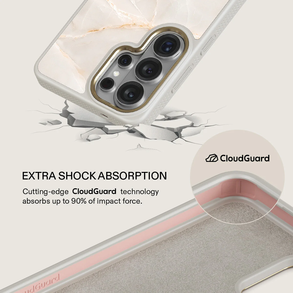 Vanilla Sand - Marble Samsung Galaxy S26 Ultra Case - Image 28