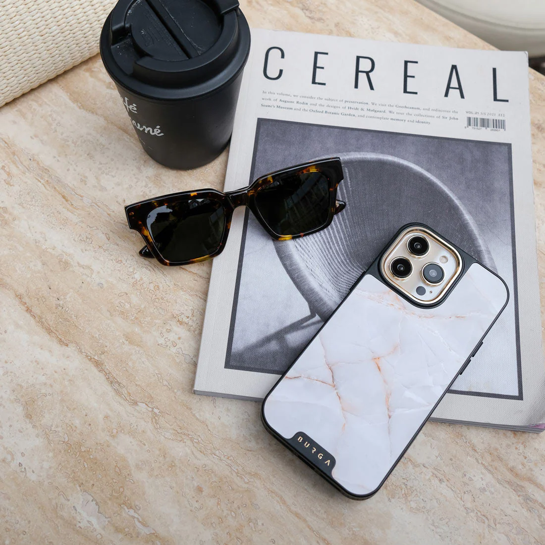 Vanilla Sand - Marble Samsung Galaxy S26 Ultra Case - Image 47