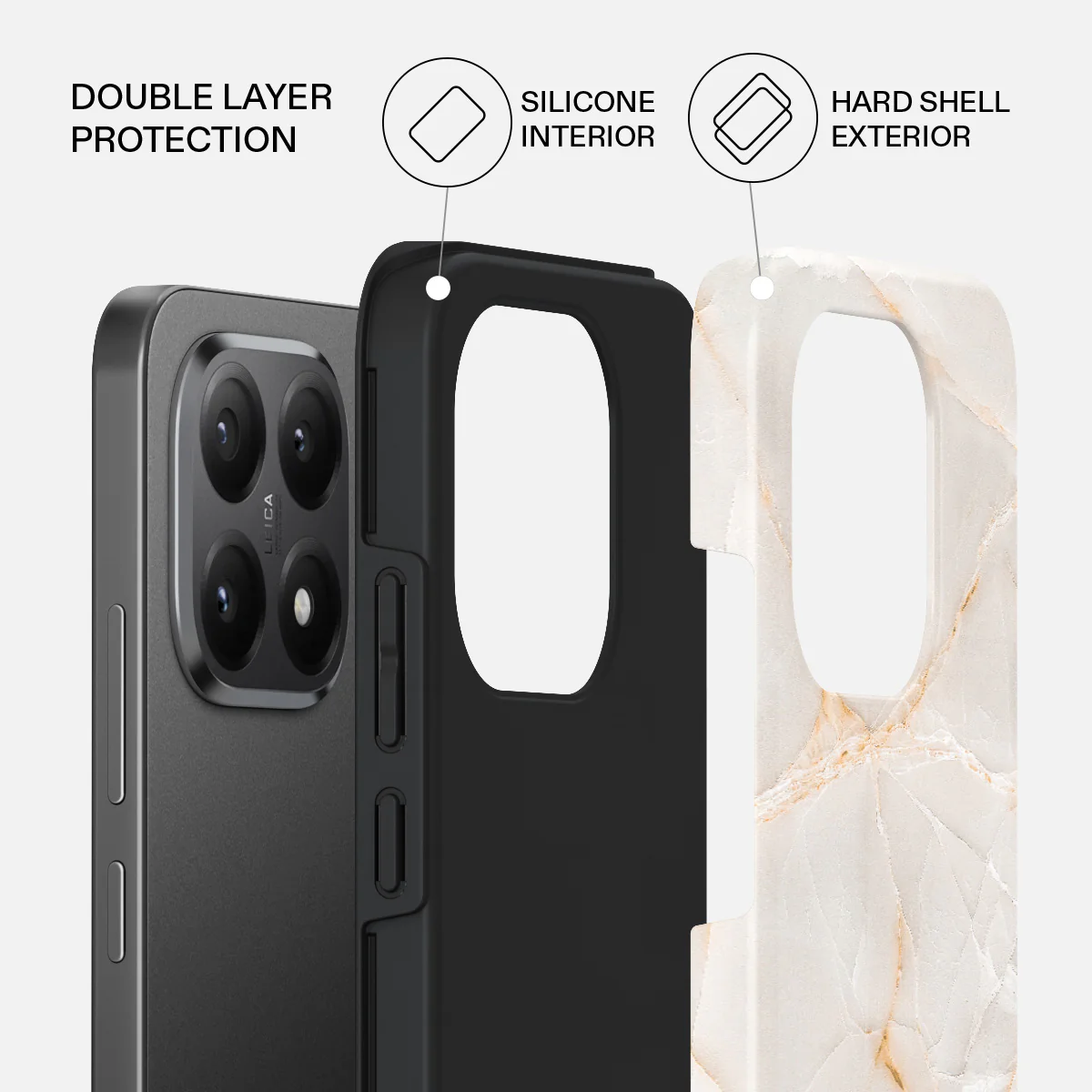 Vanilla Sand - Marble Xiaomi 15T Case - Image 2
