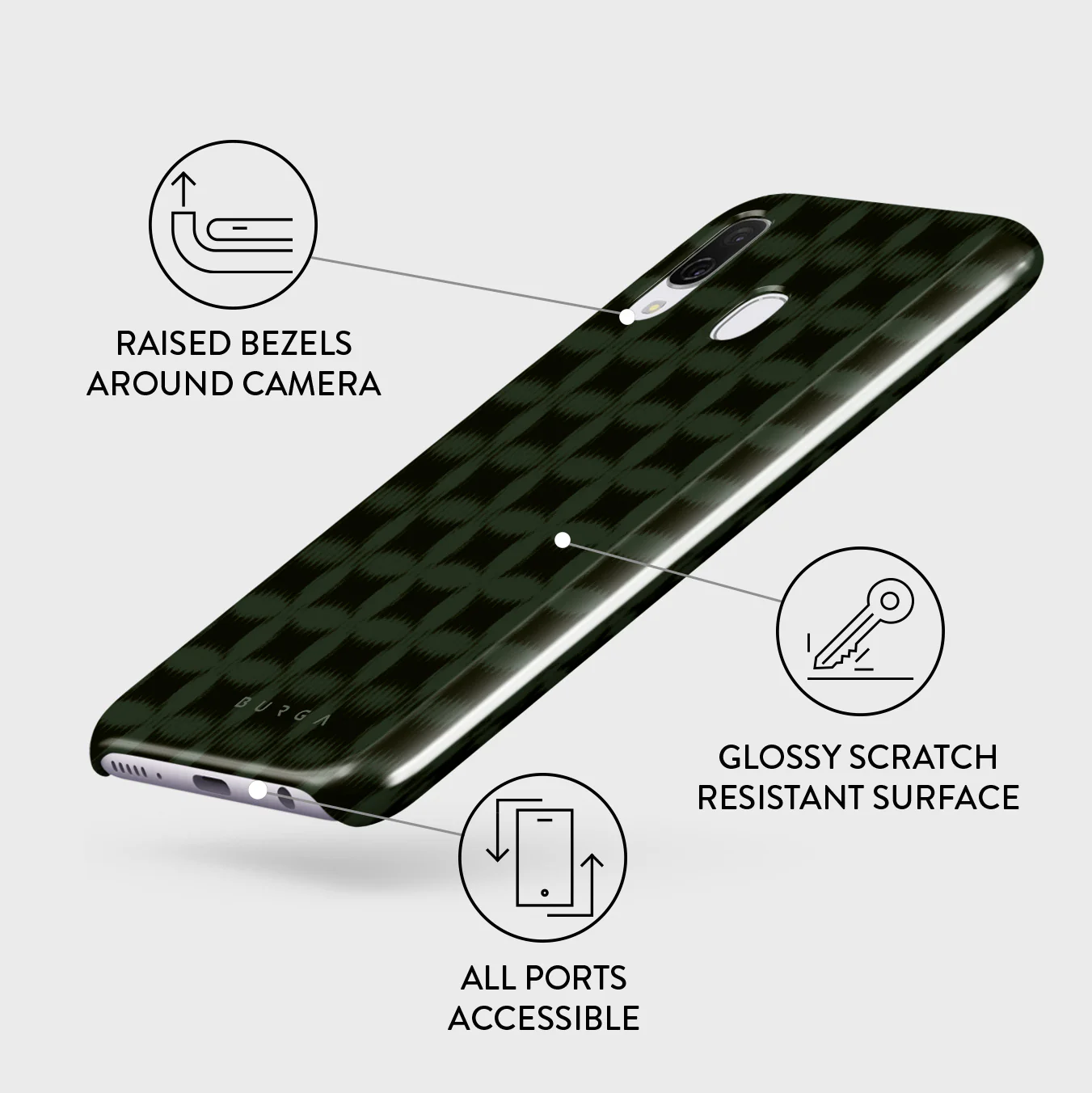 Matrix - Samsung Galaxy A40 Case - Image 3