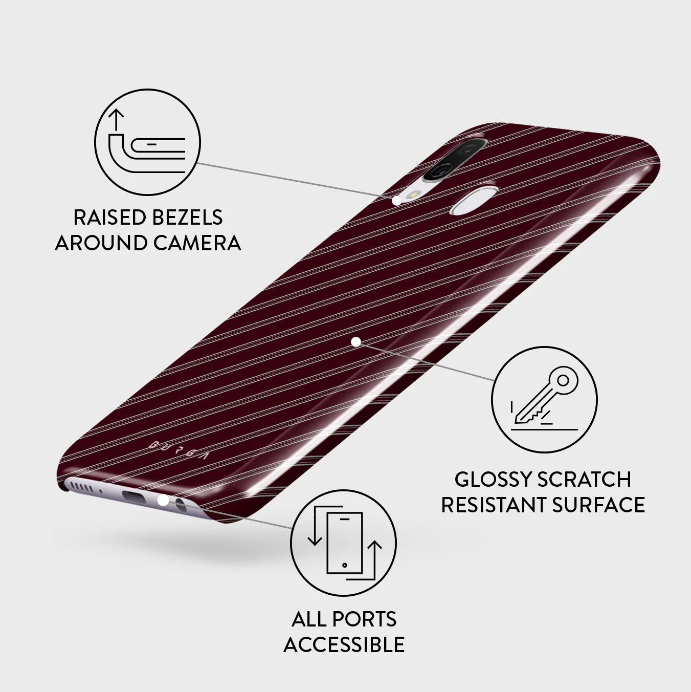 Memoir - Samsung Galaxy A40 Case - Image 3