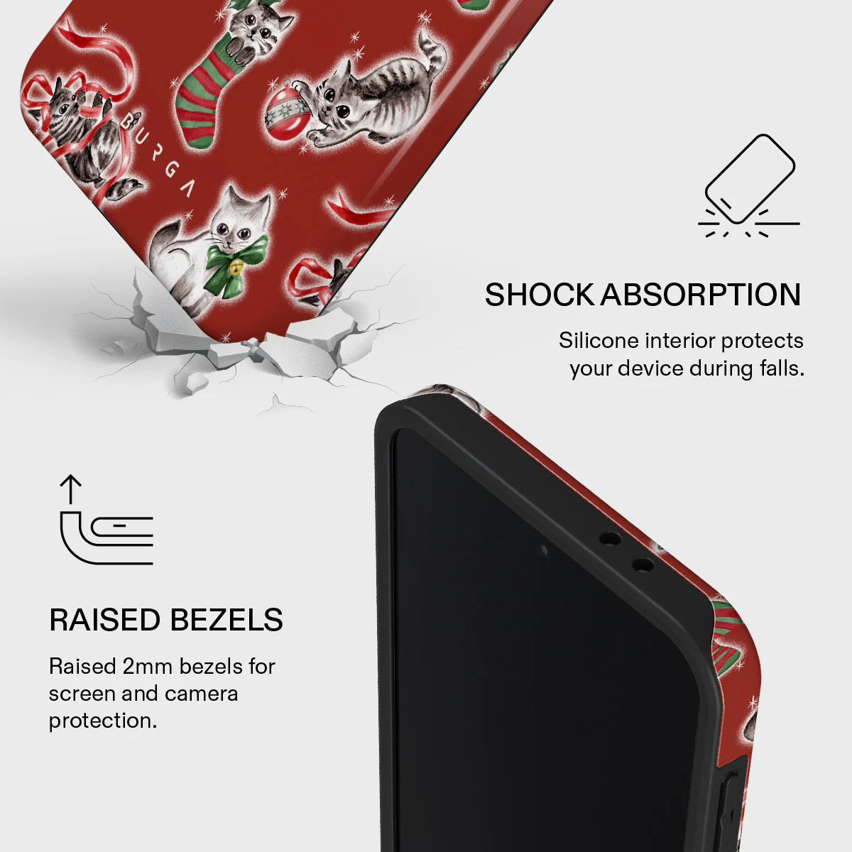 Merry Kitty - Samsung Galaxy A37 5G Case - Image 4