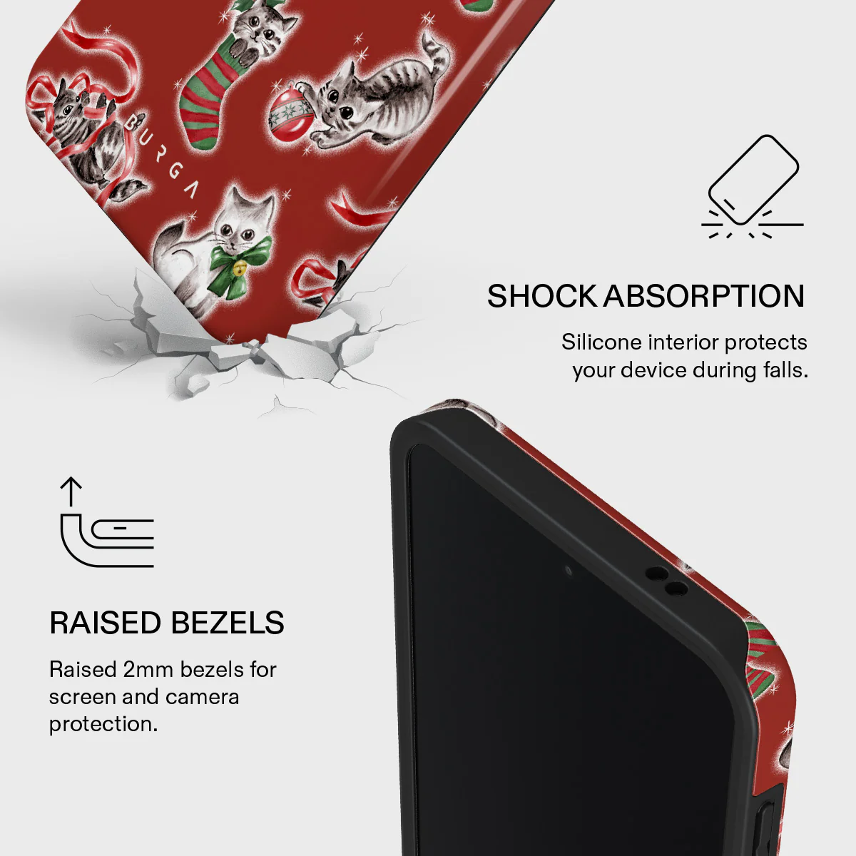Merry Kitty - Samsung Galaxy A57 5G Case - Image 4