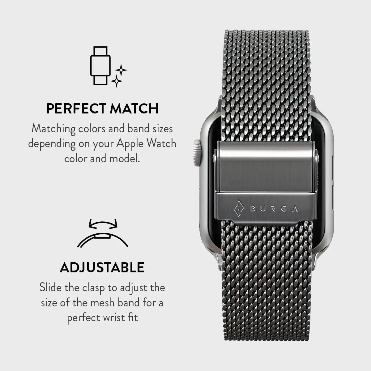 Apple Watch Mesh Band - Elegance - Image 15