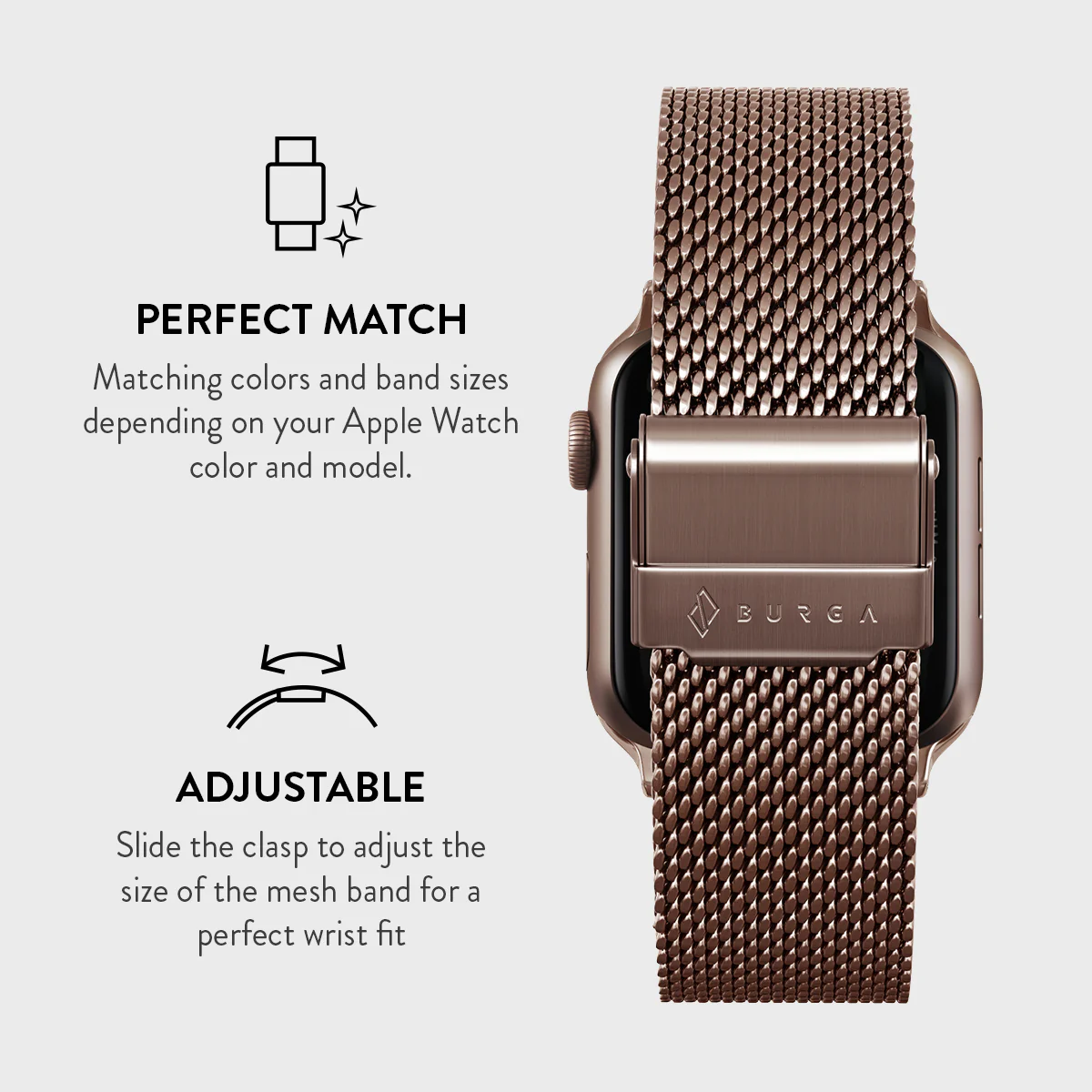 Apple Watch Mesh Band - Elegance - Image 3