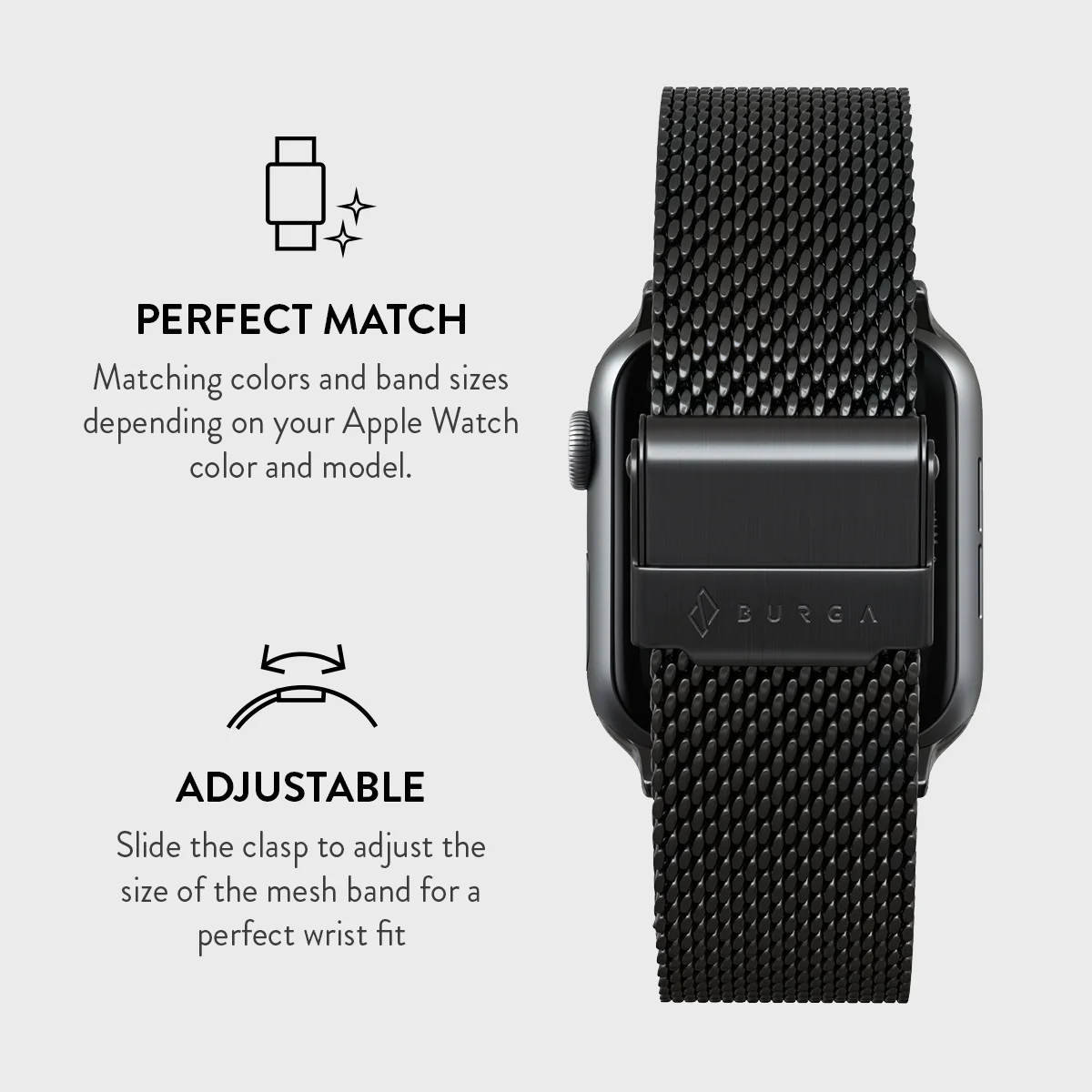 Apple Watch Mesh Band - Elegance - Image 7