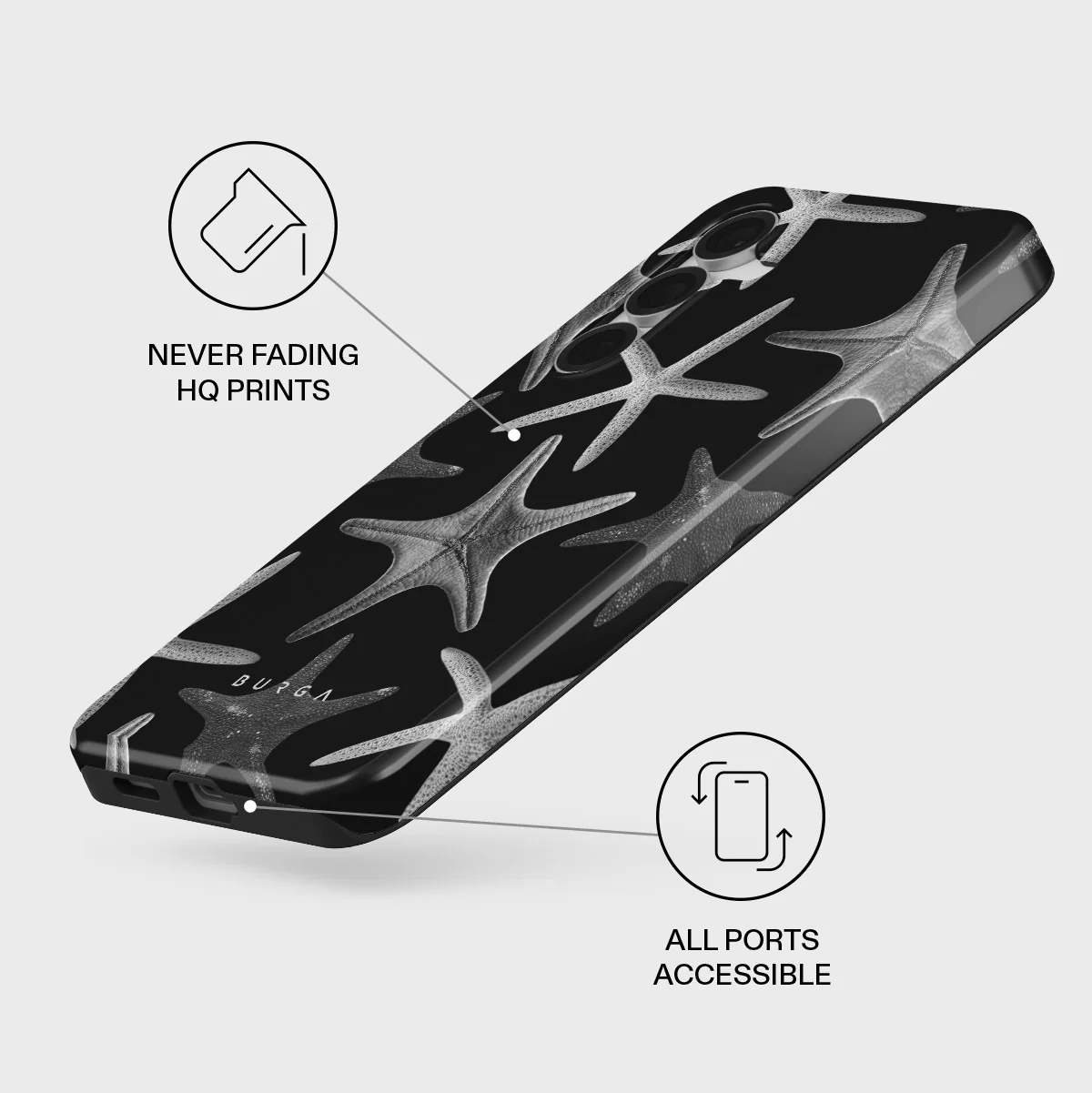 Midnight Ocean - Samsung Galaxy S25 FE Case - Image 3