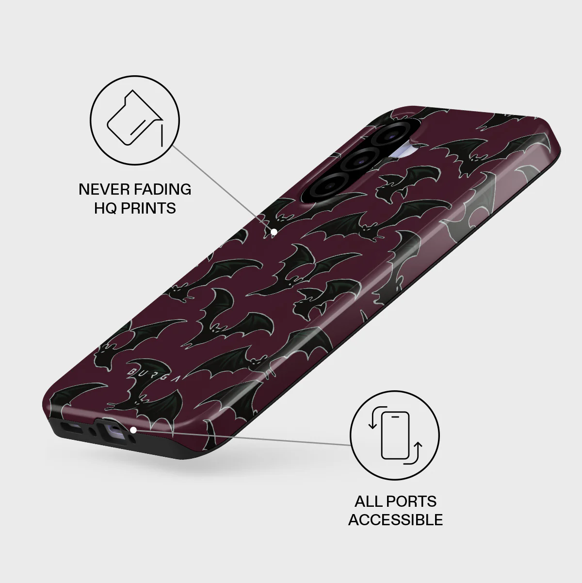 Midnight Visitor - Samsung Galaxy A37 5G Case - Image 3