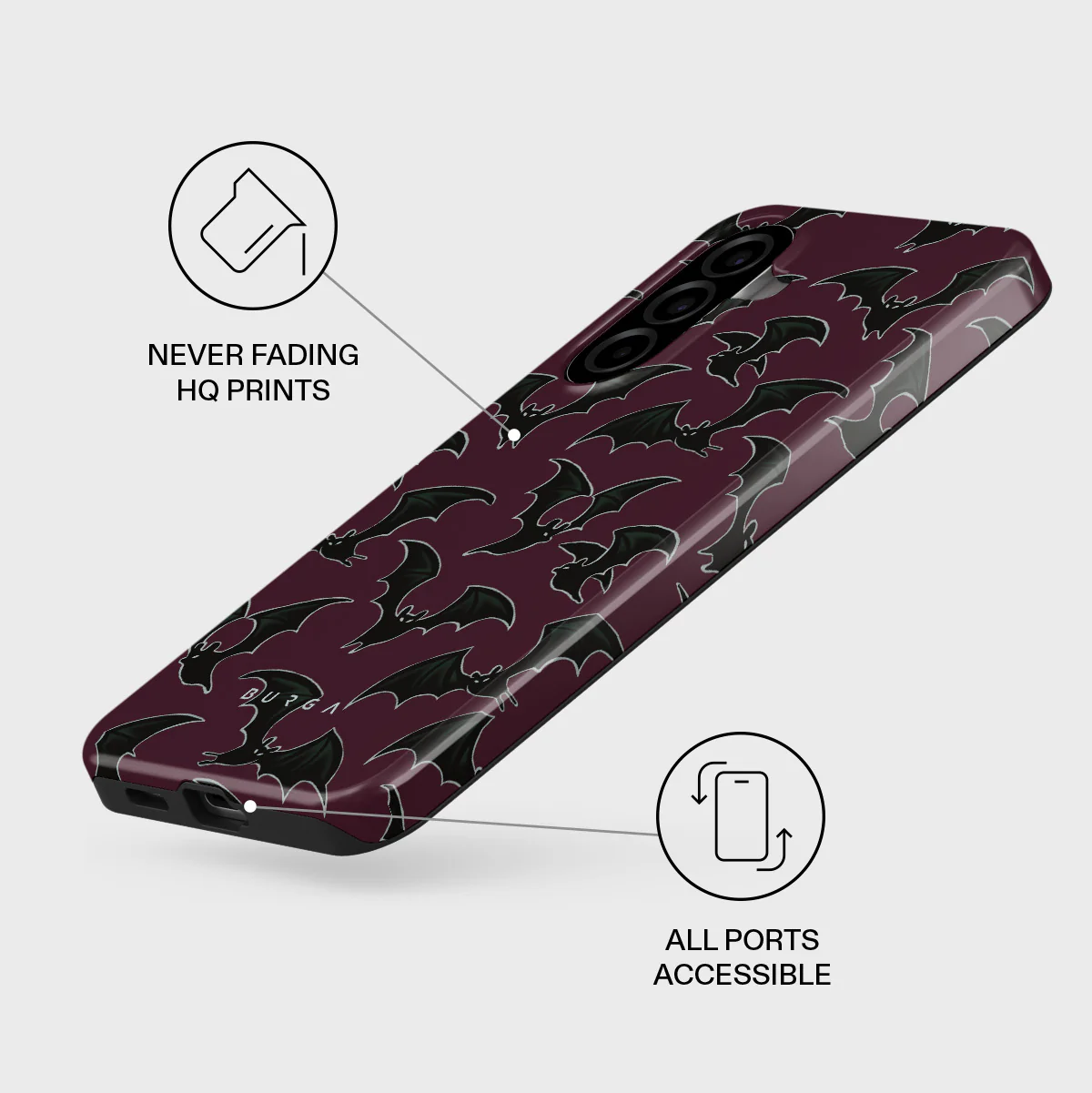 Midnight Visitor - Samsung Galaxy A57 5G Case - Image 3