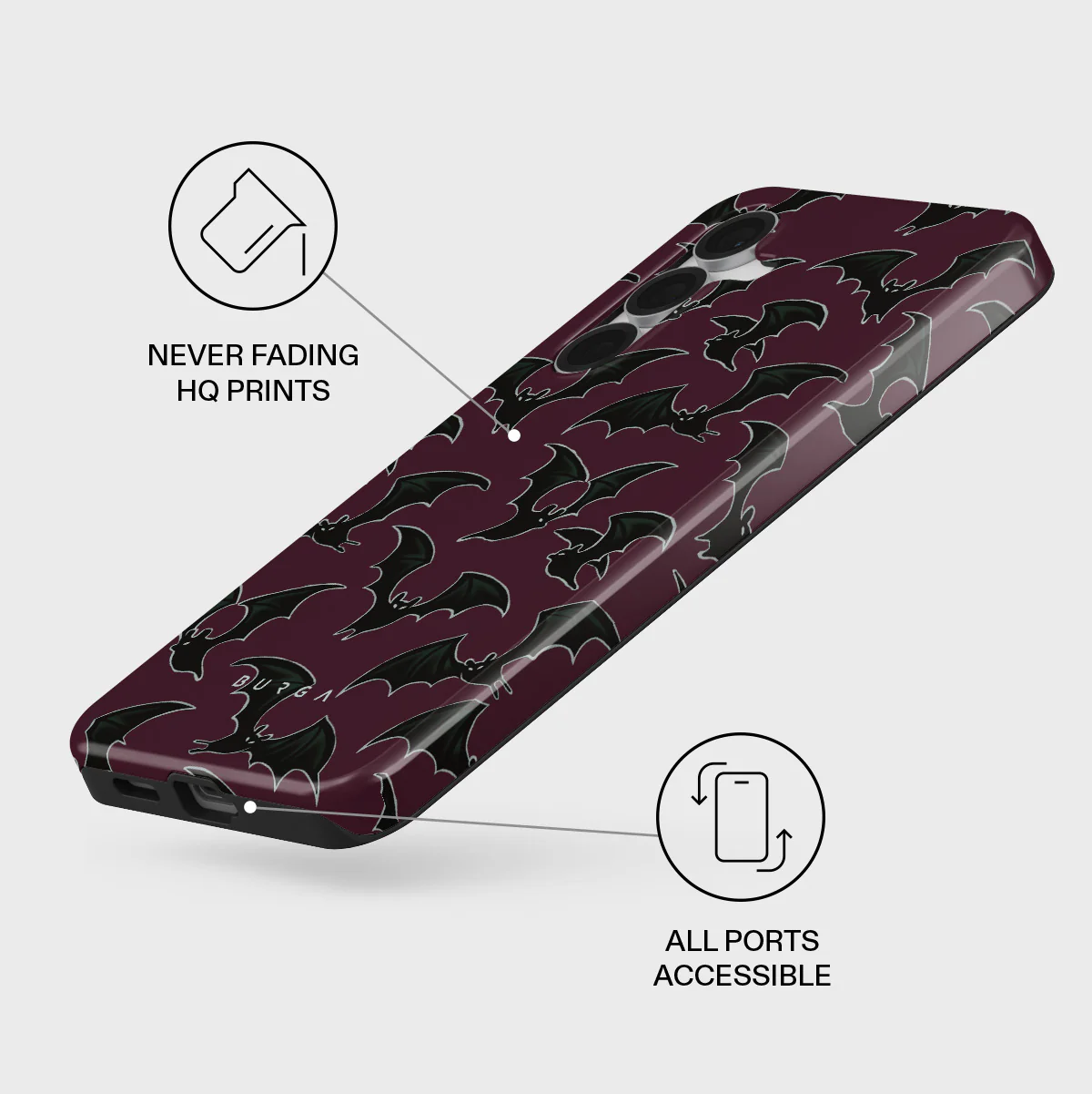 Midnight Visitor - Samsung Galaxy S25 FE Case - Image 3