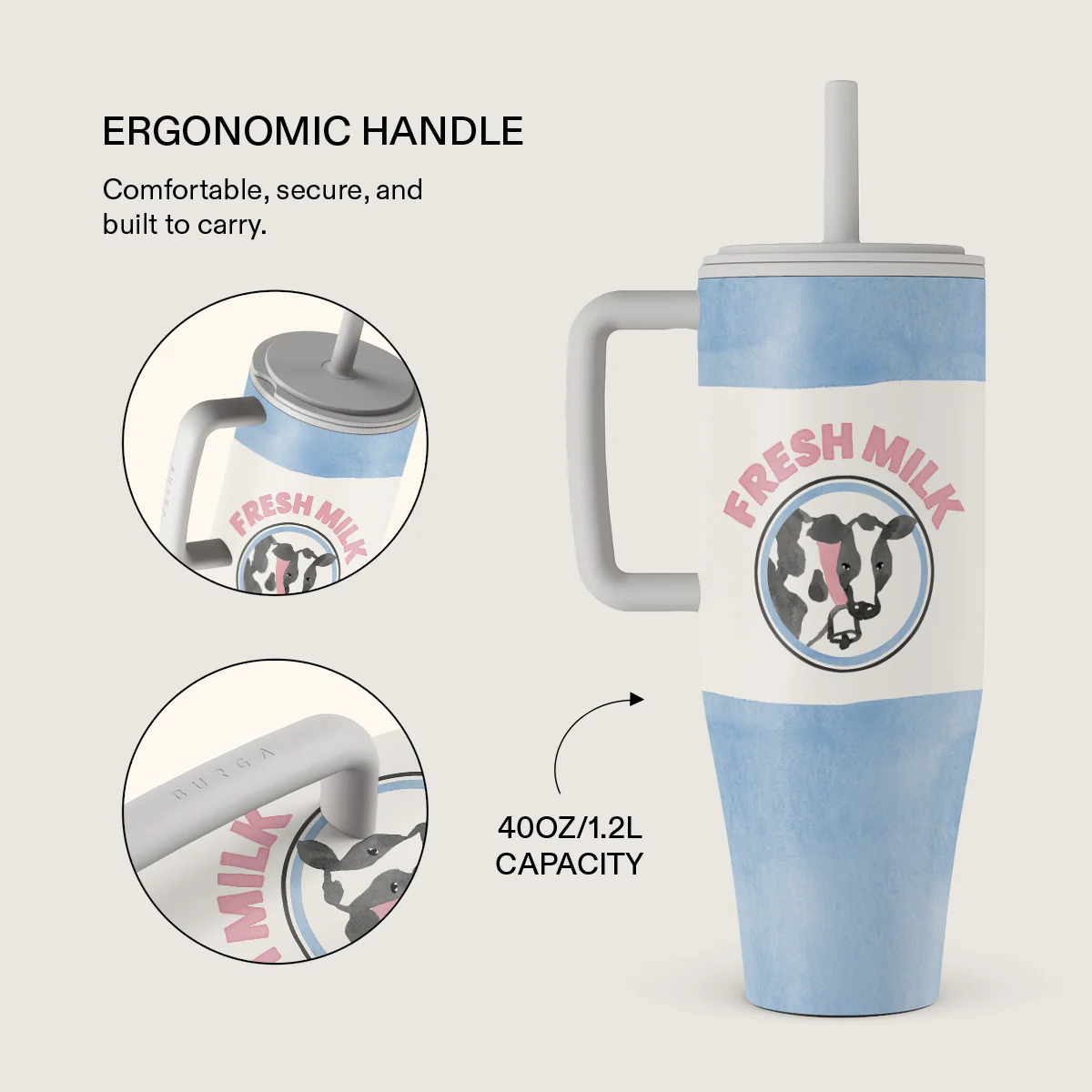 Milkshake - All Day Leakproof Tumbler - Image 2