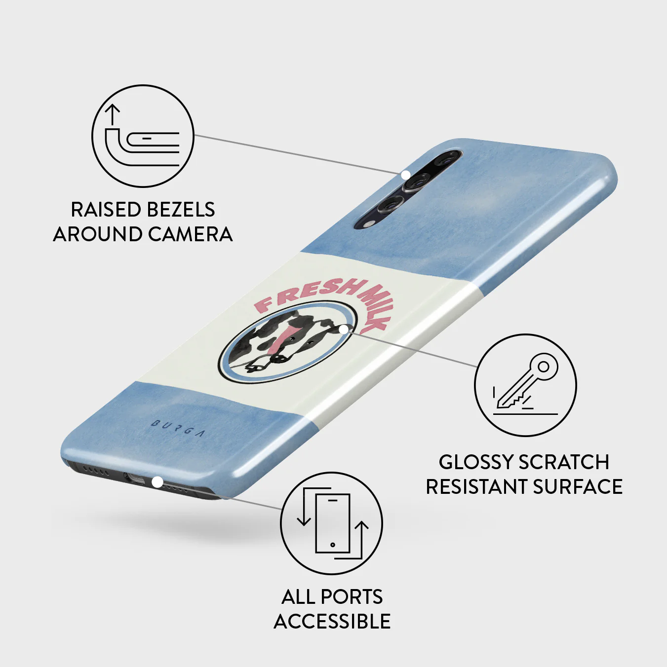 Milkshake - Huawei P20 Case - Image 3