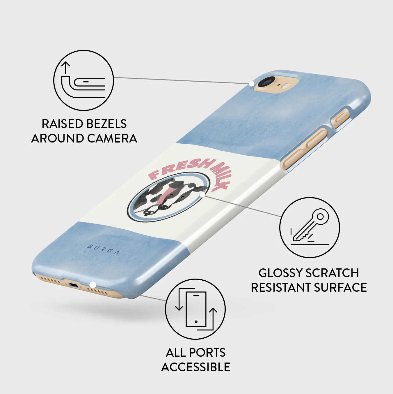 Milkshake - iPhone 7 / iPhone 8 Case - Image 3