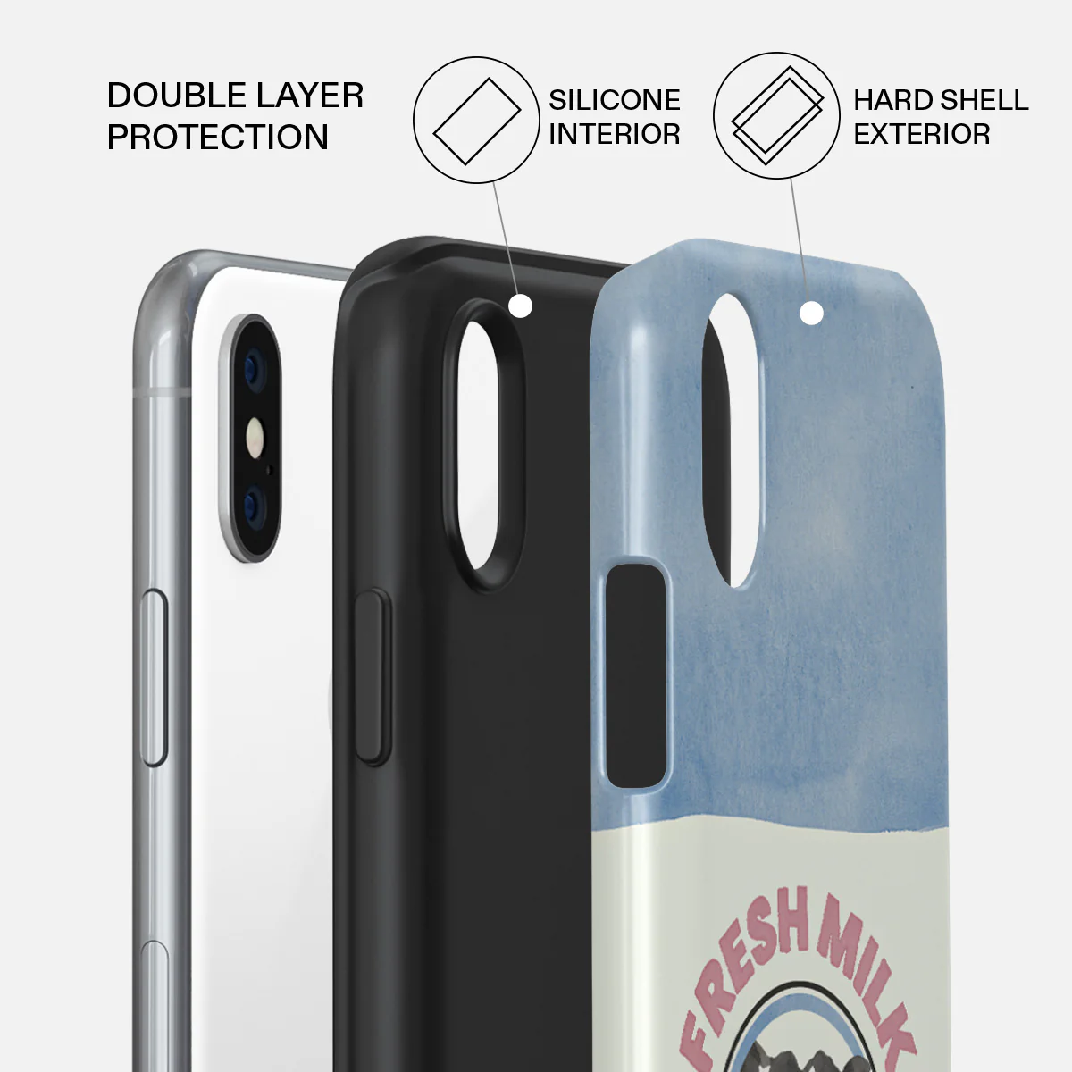 Milkshake - iPhone X / XS Case - Image 6