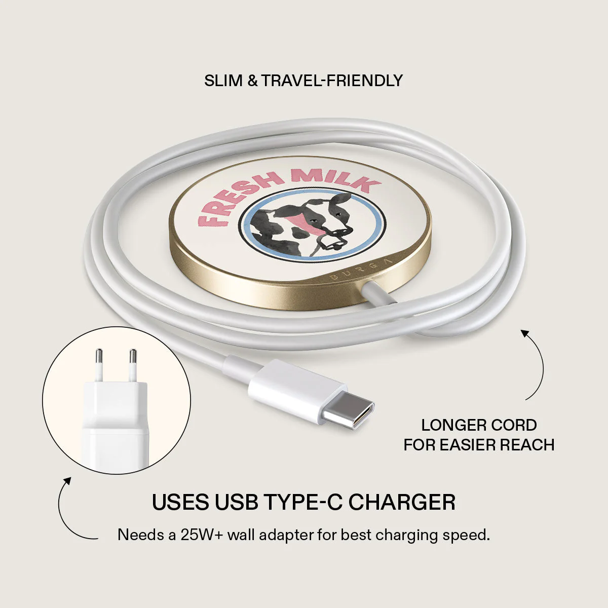 Milkshake - Magnetic Wireless Charger - Image 3