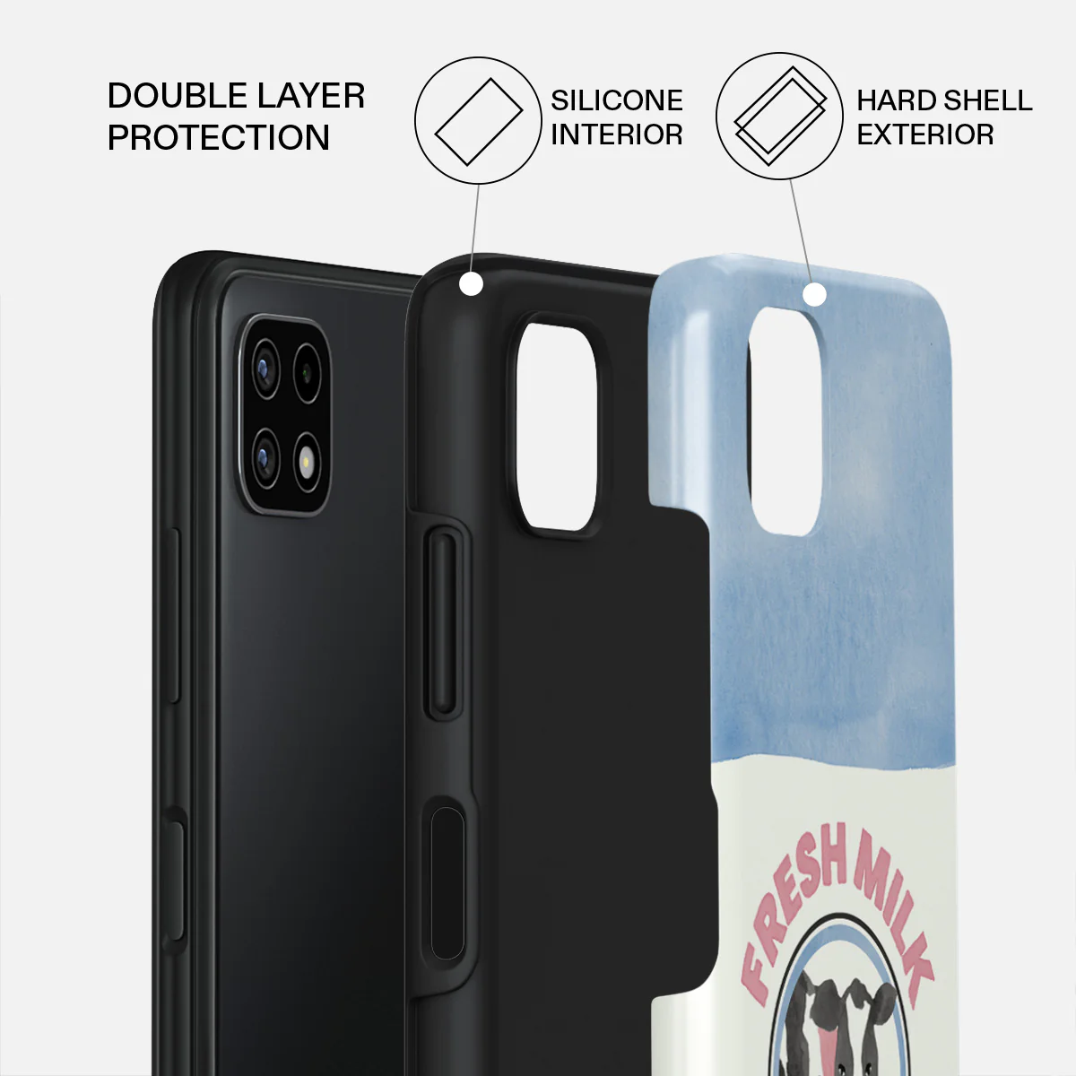Milkshake - Samsung Galaxy A22 5G Case - Image 2
