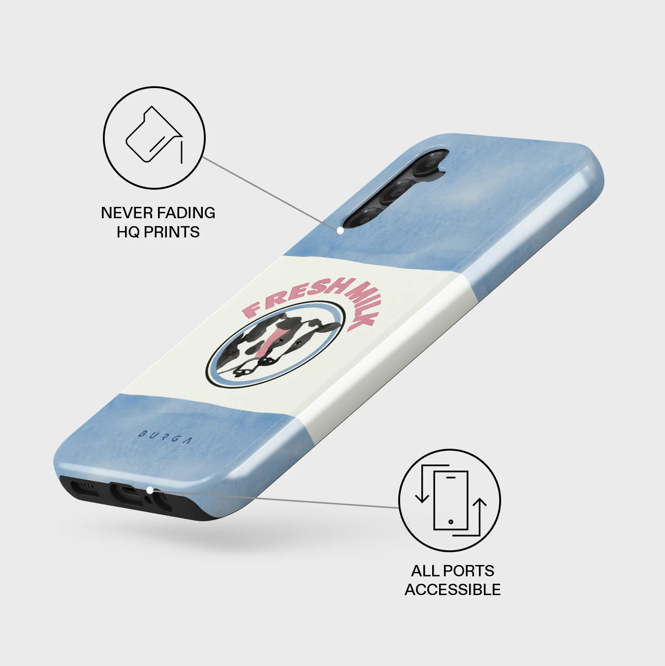 Milkshake - Samsung Galaxy A25 Case - Image 3
