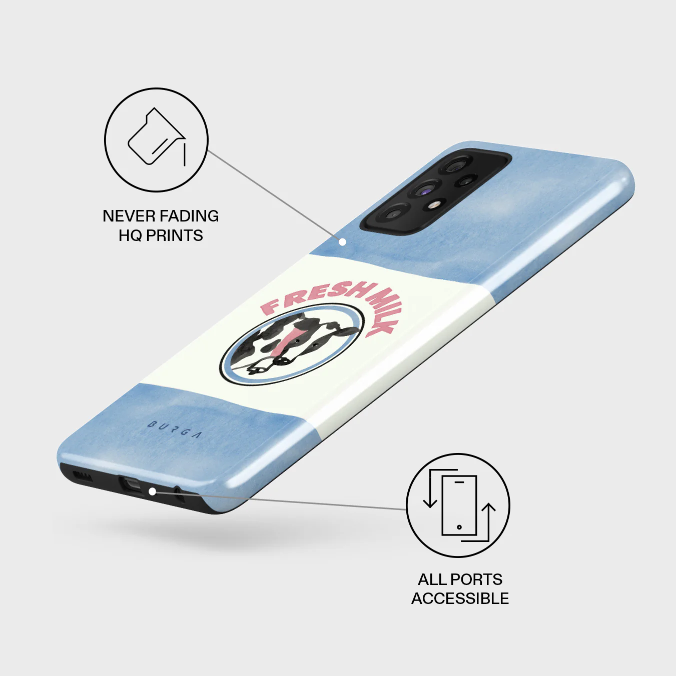 Milkshake - Samsung Galaxy A72 4G / 5G Case - Image 7