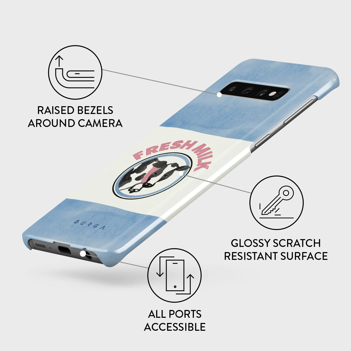 Milkshake - Samsung Galaxy S10 Plus Case - Image 3