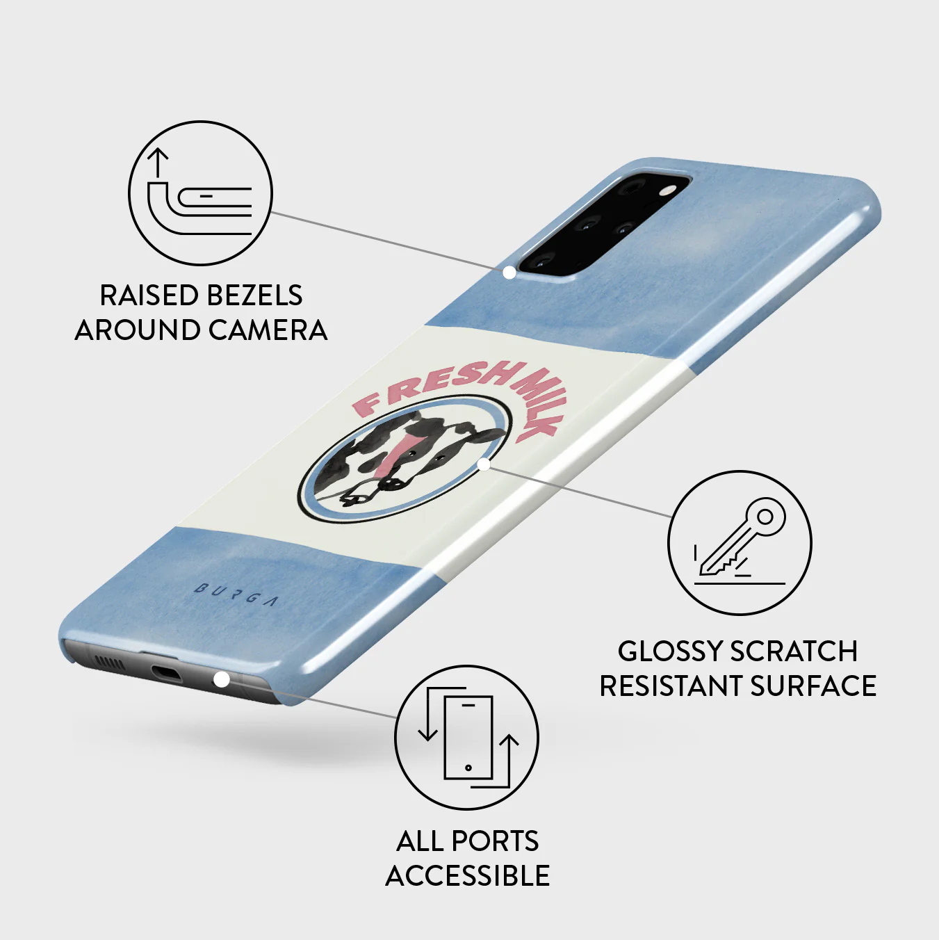 Milkshake - Samsung Galaxy S20 Plus 4G / 5G Case - Image 3