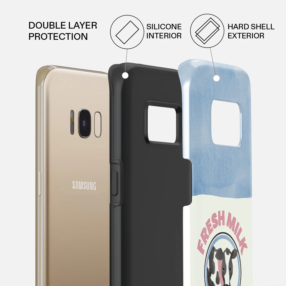 Milkshake - Samsung Galaxy S8 Case - Image 6