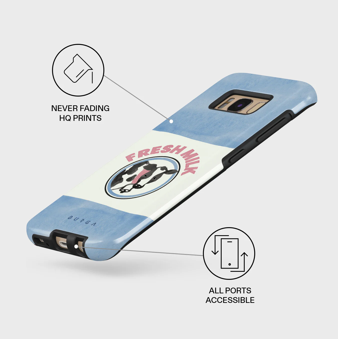 Milkshake - Samsung Galaxy S8 Case - Image 7