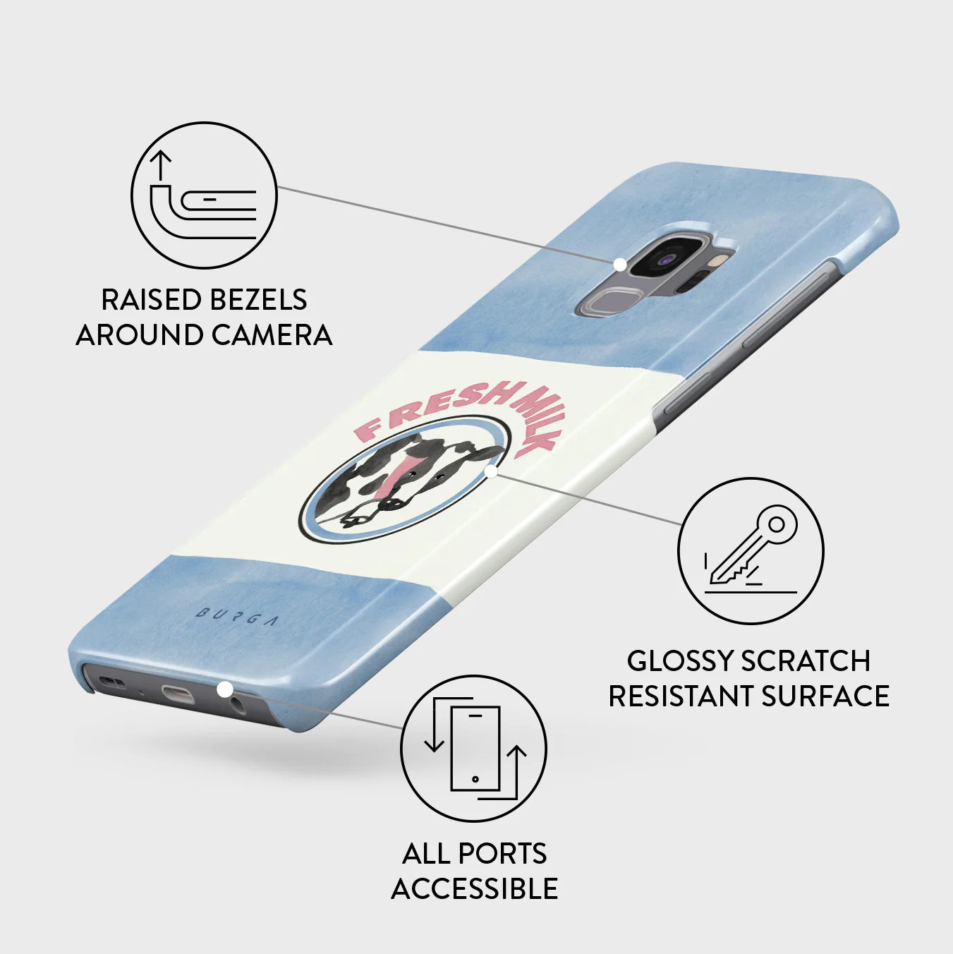 Milkshake - Samsung Galaxy S9 Case - Image 3