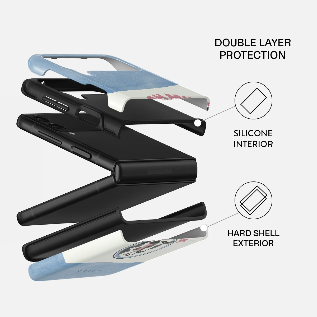 Milkshake - Samsung Galaxy Z Flip 3 Case - Image 2
