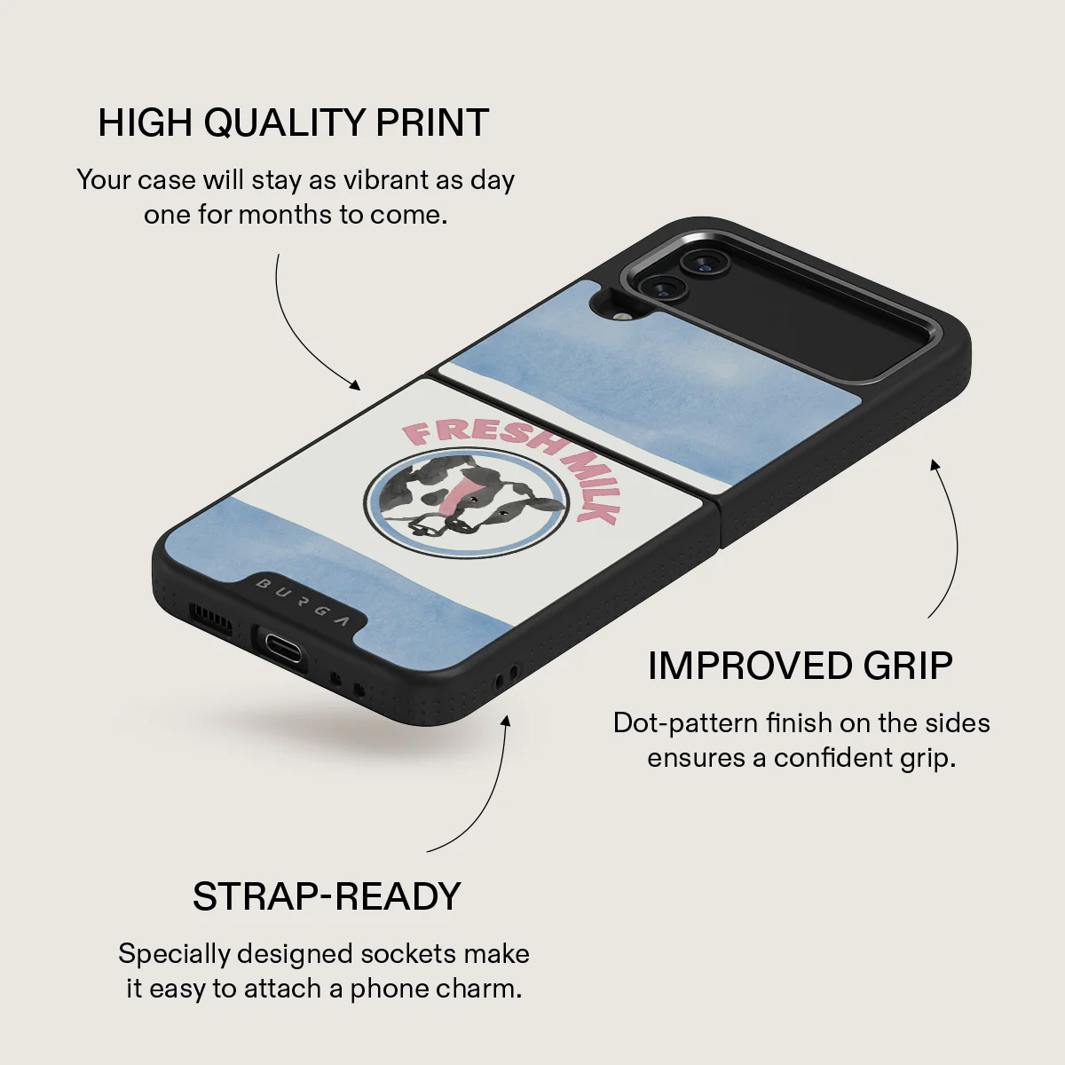Milkshake - Samsung Galaxy Z Flip 4 Case - Image 24
