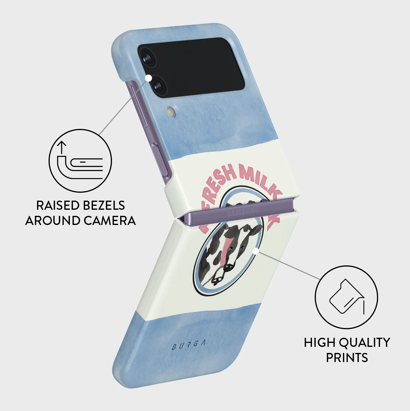 Milkshake - Samsung Galaxy Z Flip 4 Case - Image 3