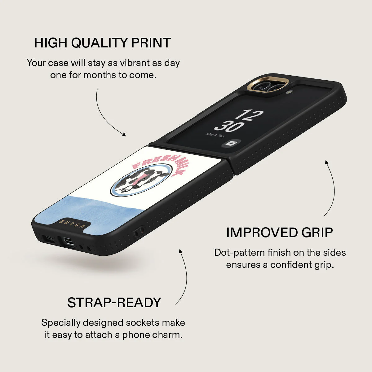 Milkshake - Samsung Galaxy Z Flip 5 Case - Image 12
