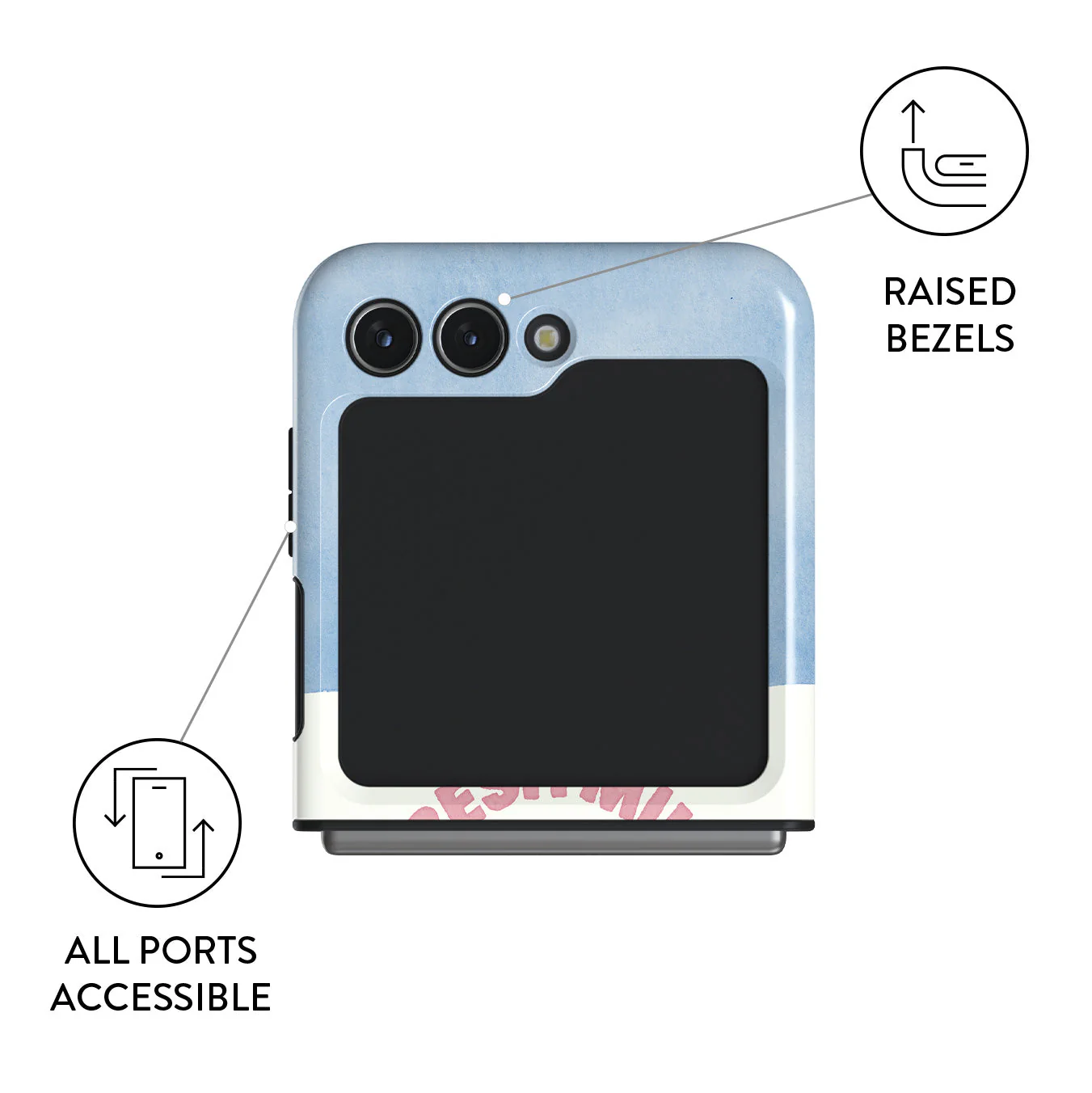 Milkshake - Samsung Galaxy Z Flip 5 Case - Image 3
