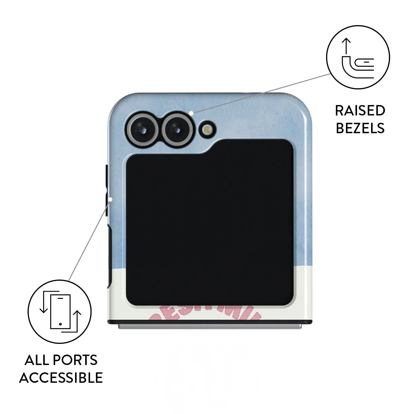 Milkshake - Samsung Galaxy Z Flip 6 Case - Image 3
