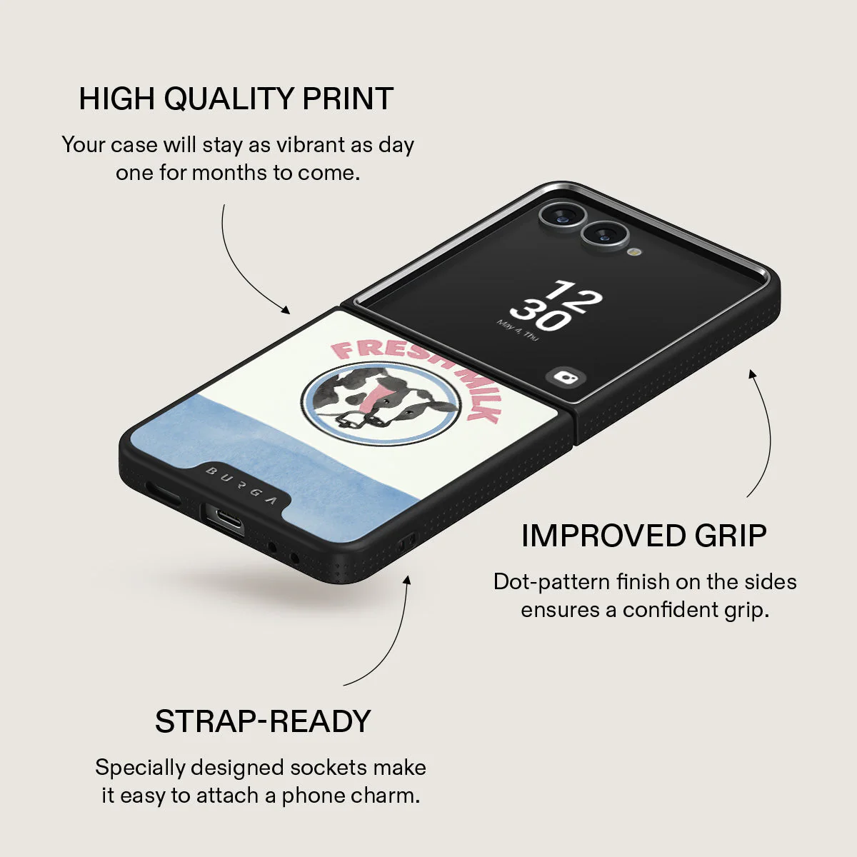 Milkshake - Samsung Galaxy Z Flip 7 Case - Image 16